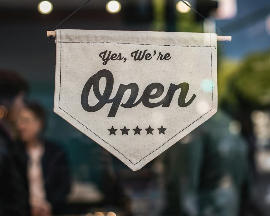 Business owner creating a Peeptown business page